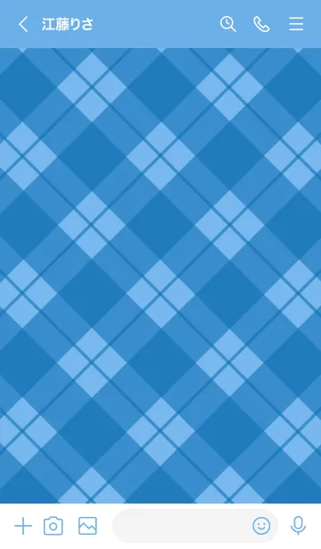 [LINE着せ替え] 682.25_ブルー1-6の画像3