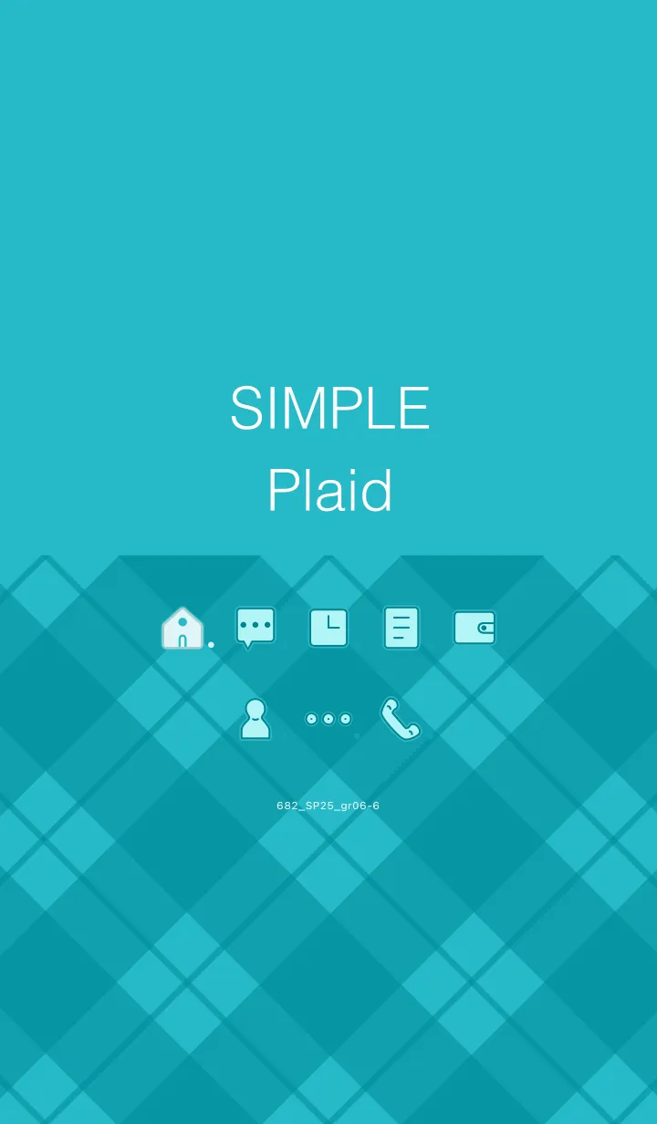 [LINE着せ替え] 682.25_グリーン6-6の画像1