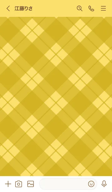 [LINE着せ替え] 682.25_イエロー1-6の画像3