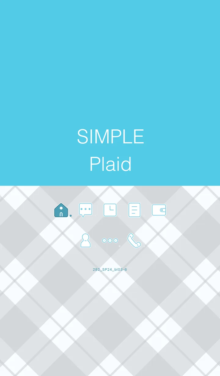 [LINE着せ替え] 282.24_ブルー3-6の画像1