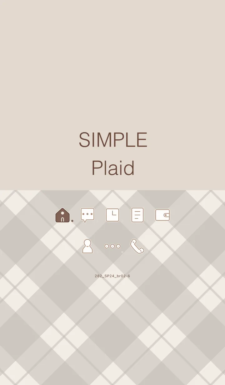 [LINE着せ替え] 282.24_ブラウン2-6の画像1