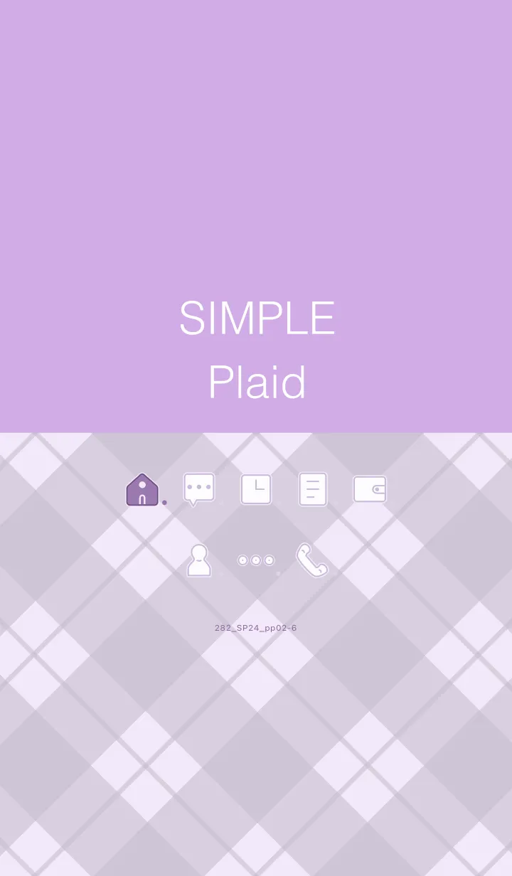 [LINE着せ替え] 282.24_パープル2-6の画像1