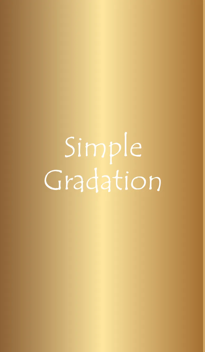 [LINE着せ替え] Simple Gradation -GOLD 7-の画像1