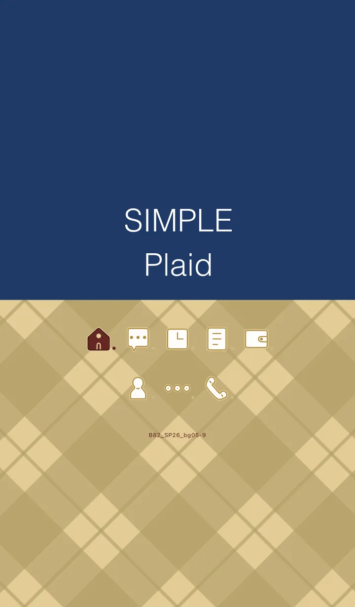 [LINE着せ替え] B82.26_ベージュ5-9の画像1