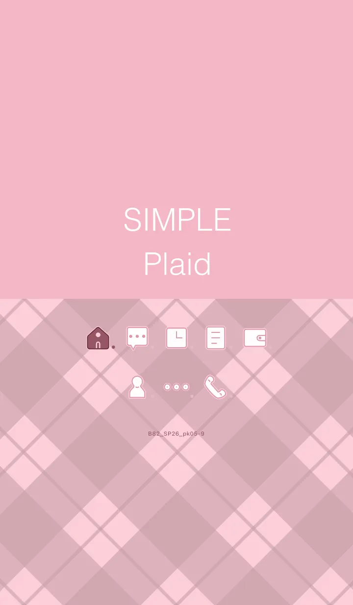 [LINE着せ替え] B82.26_ピンク5-9の画像1