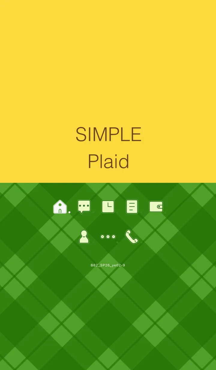 [LINE着せ替え] B82.26_イエロー2-9の画像1