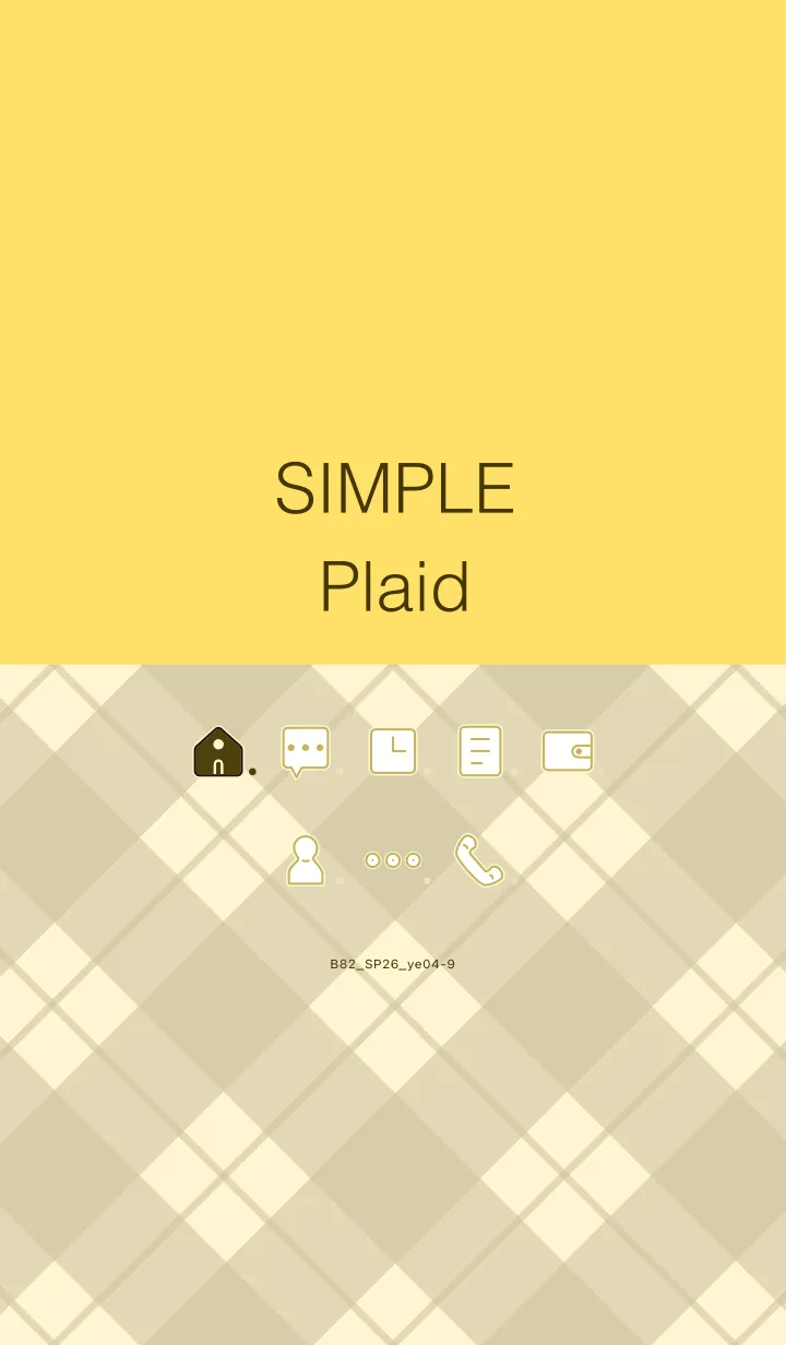 [LINE着せ替え] B82.26_イエロー4-9の画像1