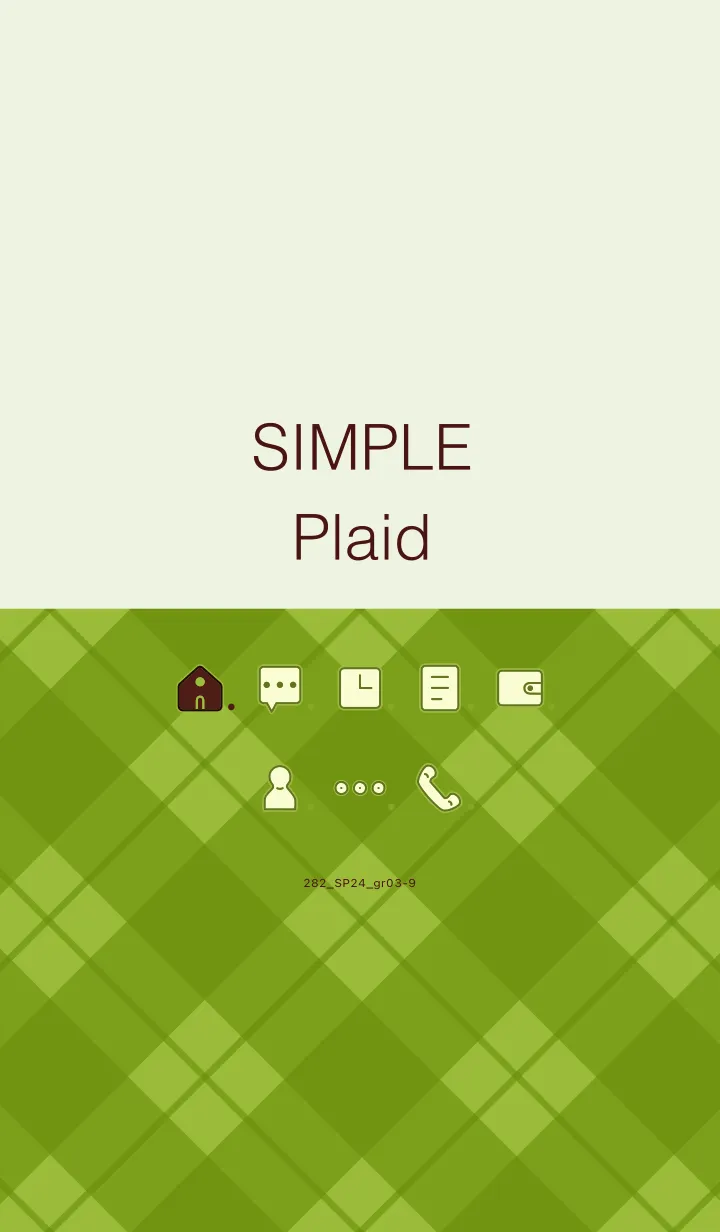 [LINE着せ替え] 282.24_グリーン3-9の画像1