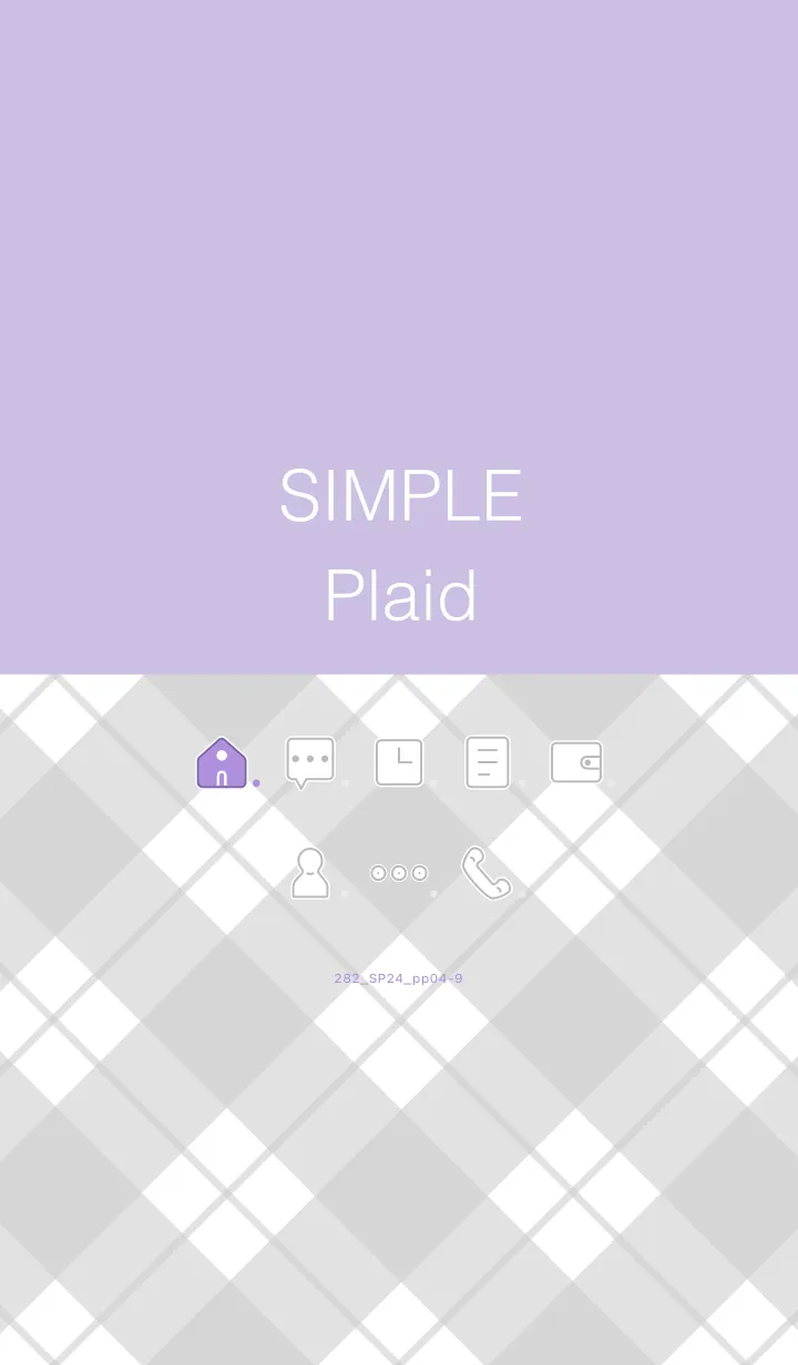 [LINE着せ替え] 282.24_パープル4-9の画像1