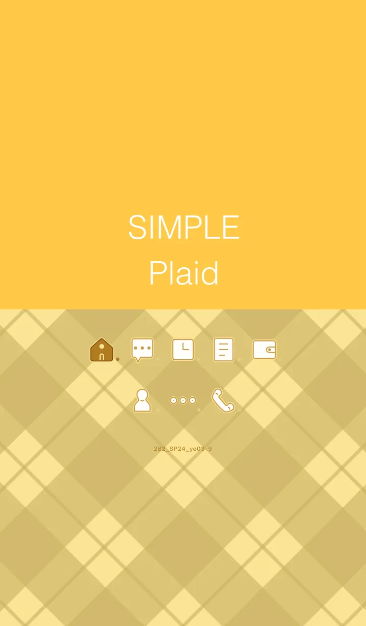 [LINE着せ替え] 282.24_イエロー3-9の画像1