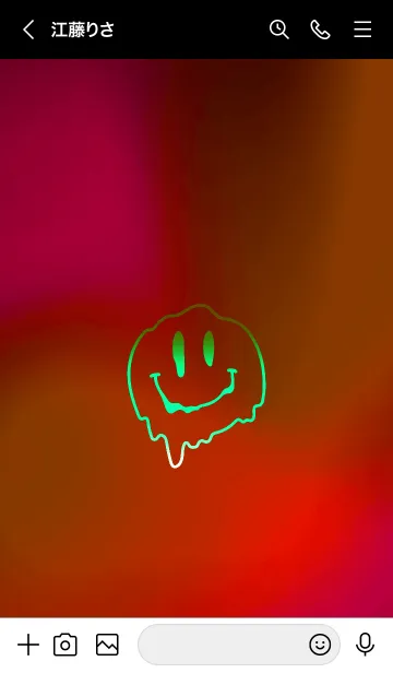 [LINE着せ替え] サイケデリック スマイル 28の画像3