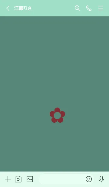 [LINE着せ替え] ザ シンプル ミニ フラワー 38の画像3