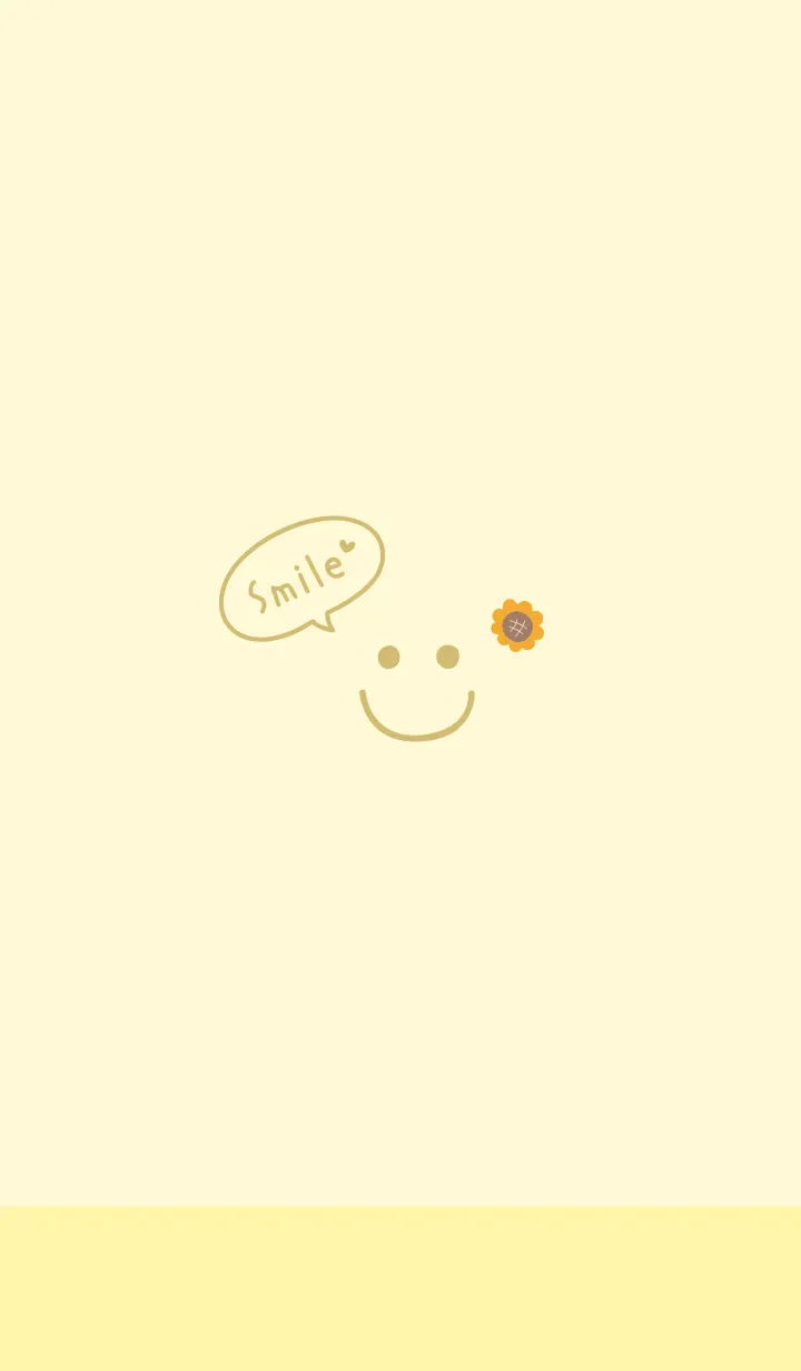 [LINE着せ替え] スマイルひまわり<イエロー>の画像1