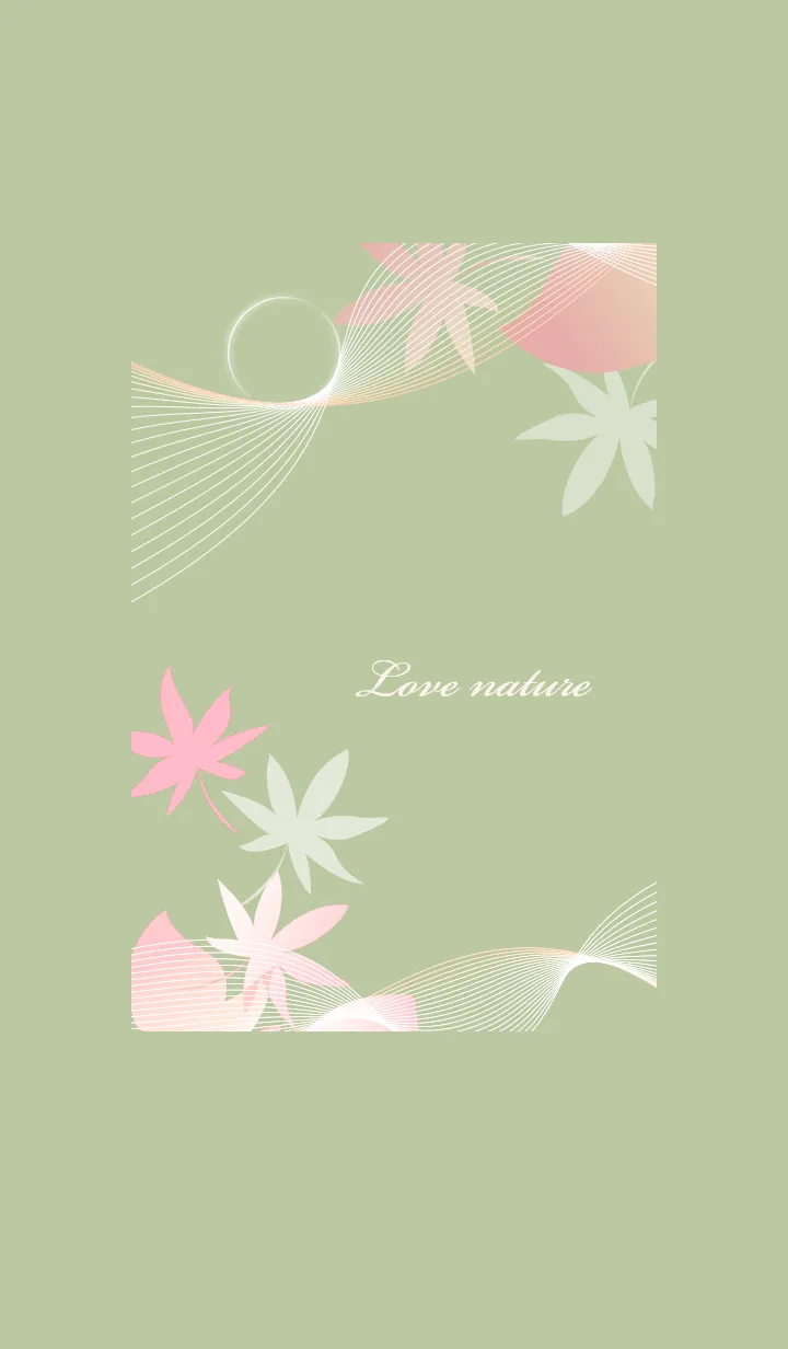 [LINE着せ替え] ～ナチュラル♥グリーン35_1～の画像1