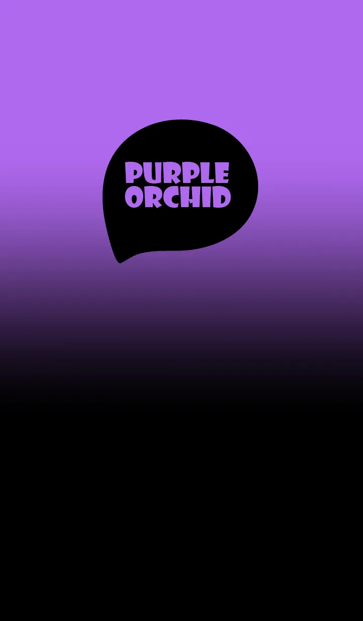 [LINE着せ替え] Black & Orchid Purple  Theme (JP)の画像1