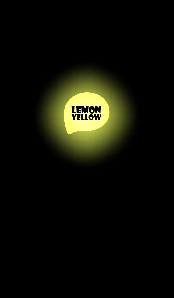 [LINE着せ替え] lemon yellow In Black v.10 (JP)の画像1