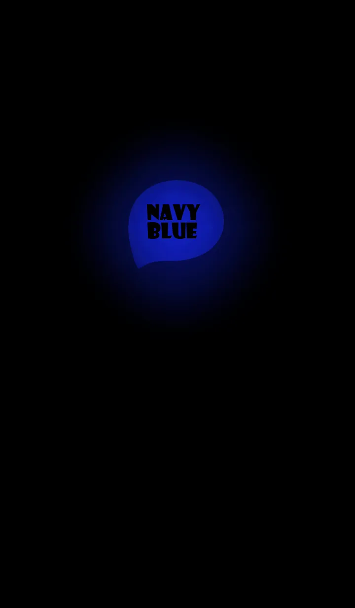 [LINE着せ替え] Navy Blue In Black v.10 (JP)の画像1