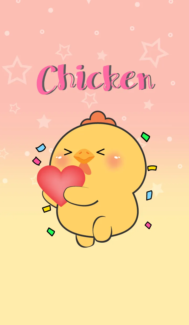 [LINE着せ替え] Little Chicken In Pastel Theme (JP)の画像1