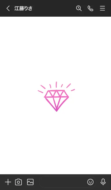 [LINE着せ替え] ダイヤ グラデーション 46の画像3