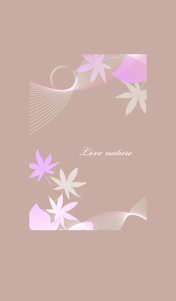 [LINE着せ替え] ～ナチュラル♥ブラウン32_1～の画像1