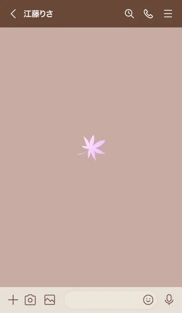 [LINE着せ替え] ～ナチュラル♥ブラウン32_1～の画像3