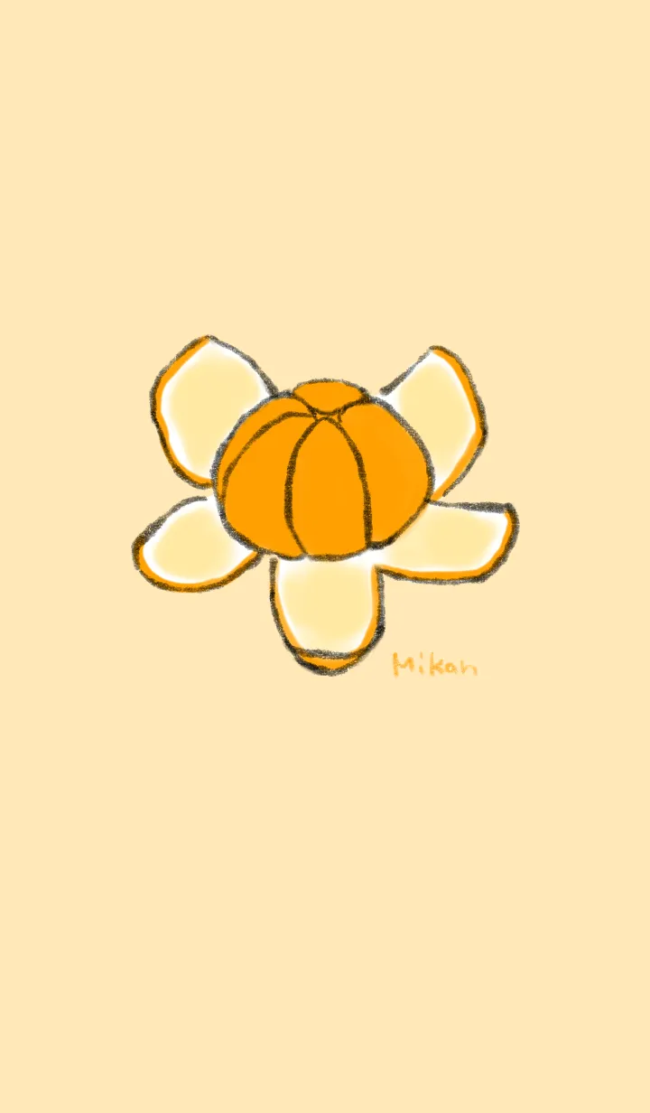 [LINE着せ替え] みかんの着せ替えの画像1