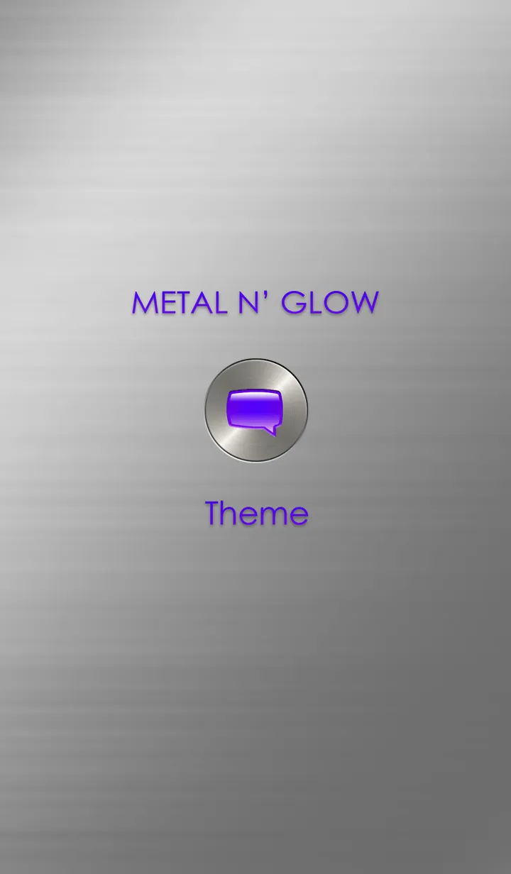 [LINE着せ替え] Metal N' Grow Theme (Purple)の画像1