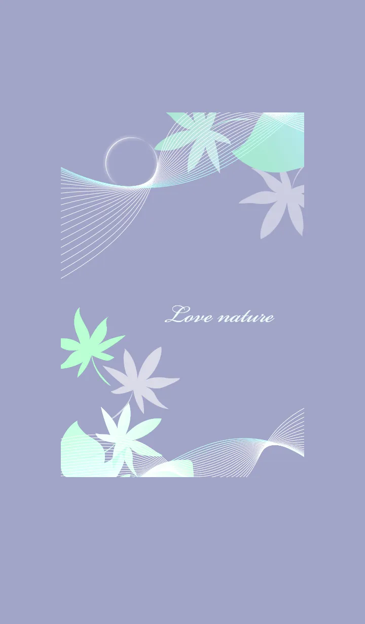 [LINE着せ替え] ～ナチュラル♥パープル40_1～の画像1