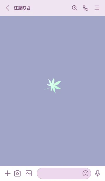 [LINE着せ替え] ～ナチュラル♥パープル40_1～の画像3