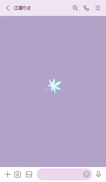 [LINE着せ替え] ～ナチュラル♥パープル41_1～の画像3