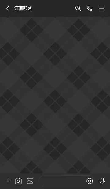 [LINE着せ替え] 684.25_黒/白2-3の画像3