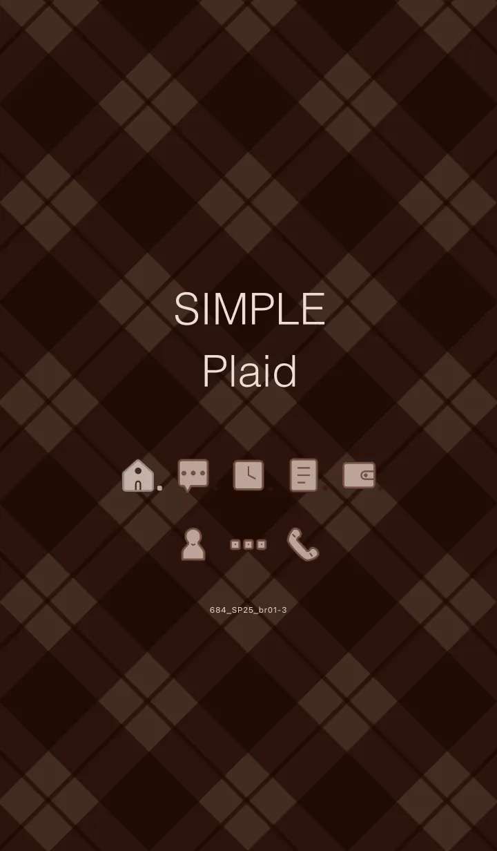 [LINE着せ替え] 684.25_ブラウン1-3の画像1