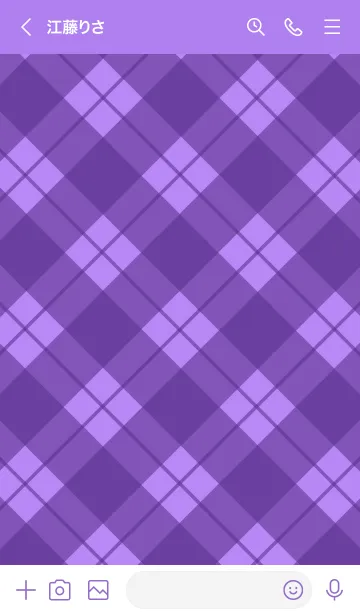 [LINE着せ替え] 684.25_パープル1-3の画像3