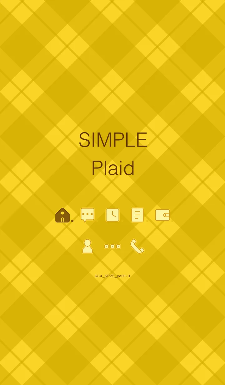 [LINE着せ替え] 684.25_イエロー1-3の画像1