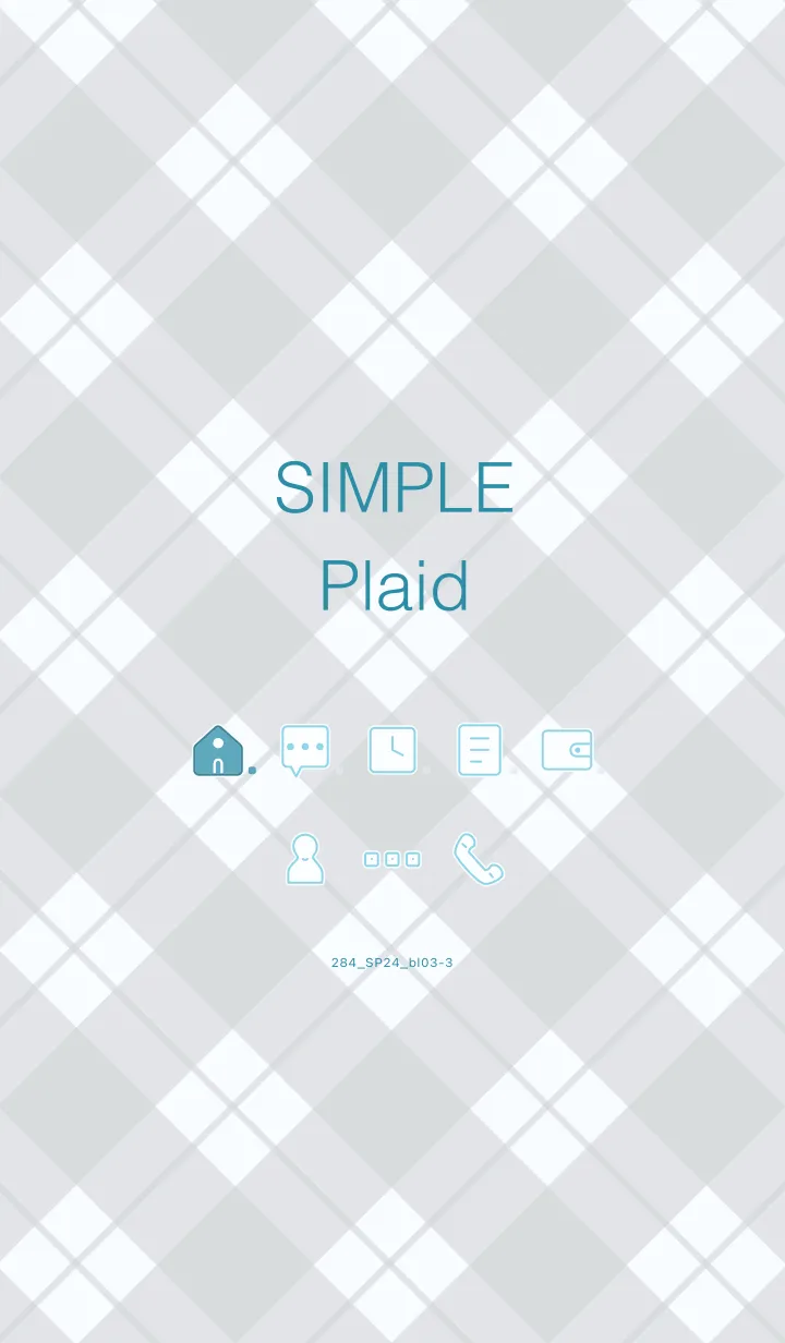 [LINE着せ替え] 284.24_ブルー3-3の画像1