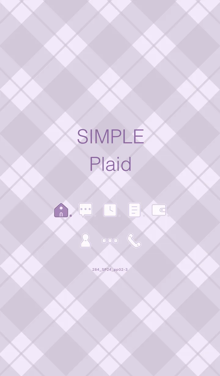 [LINE着せ替え] 284.24_パープル2-3の画像1