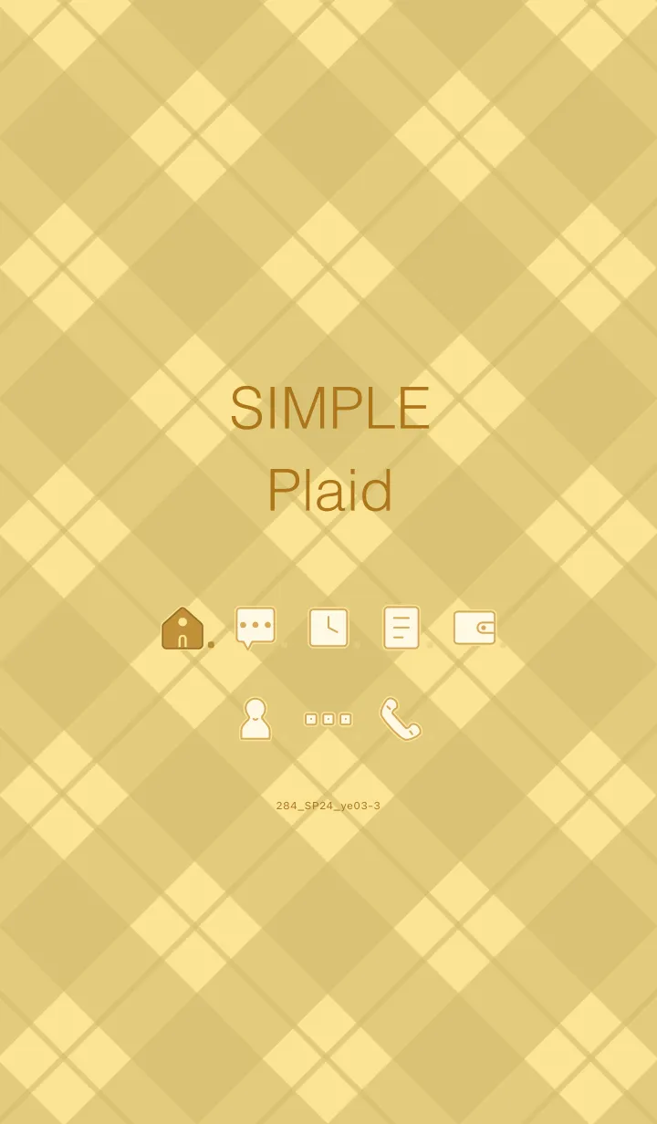 [LINE着せ替え] 284.24_イエロー3-3の画像1