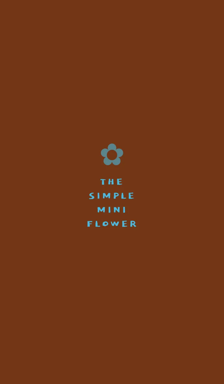 [LINE着せ替え] ザ シンプル ミニ フラワー 39の画像1