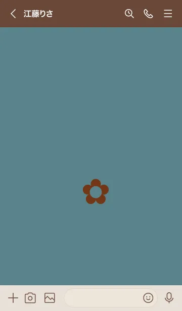 [LINE着せ替え] ザ シンプル ミニ フラワー 39の画像3