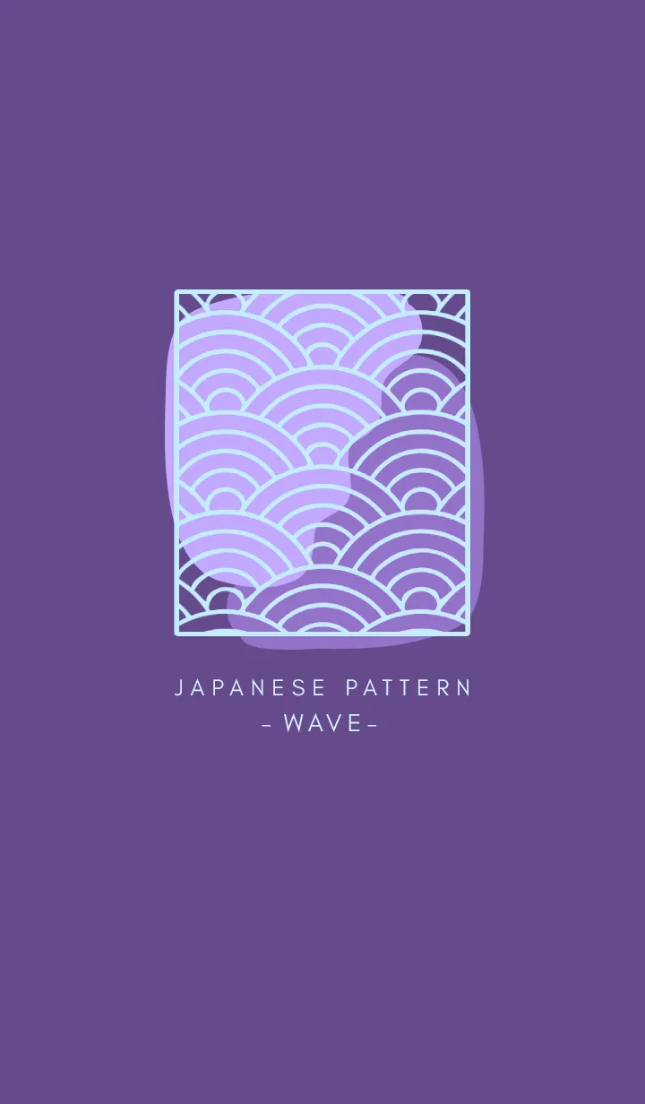 [LINE着せ替え] 和柄 青海波 95の画像1