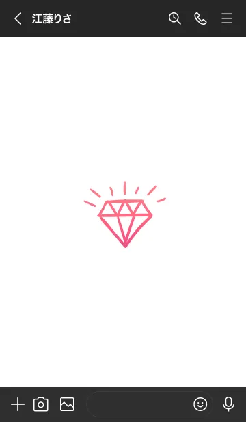 [LINE着せ替え] ダイヤ グラデーション 47の画像3