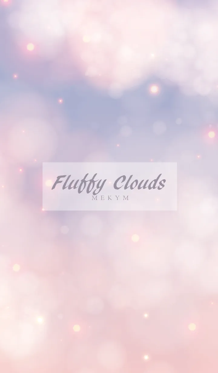 [LINE着せ替え] Fluffy Clouds-PURPLE SKY 31の画像1