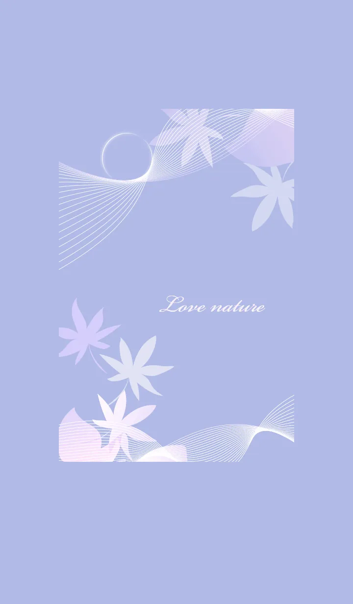 [LINE着せ替え] ～ナチュラル♥パープル46_1～の画像1