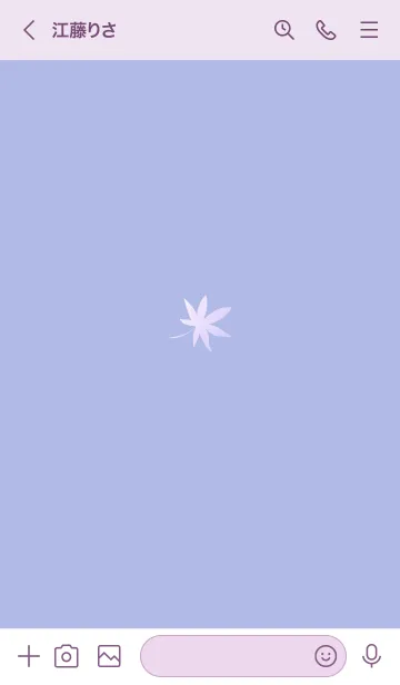 [LINE着せ替え] ～ナチュラル♥パープル46_1～の画像3