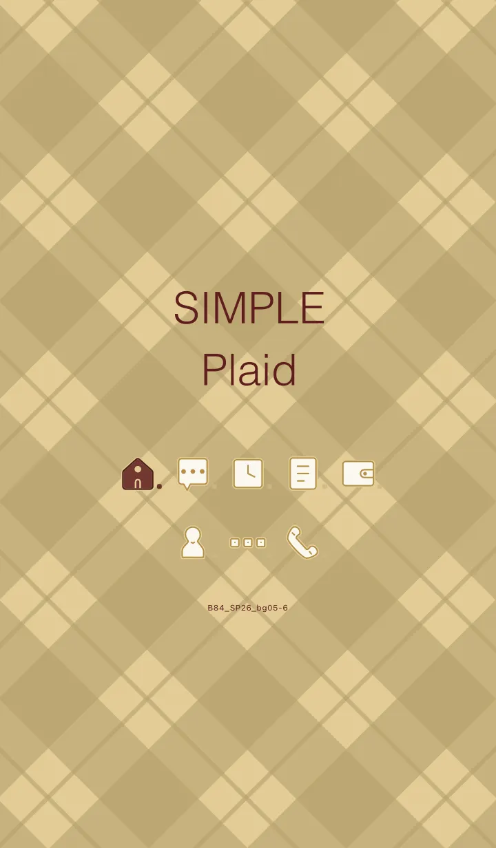 [LINE着せ替え] B84.26_ベージュ5-6の画像1