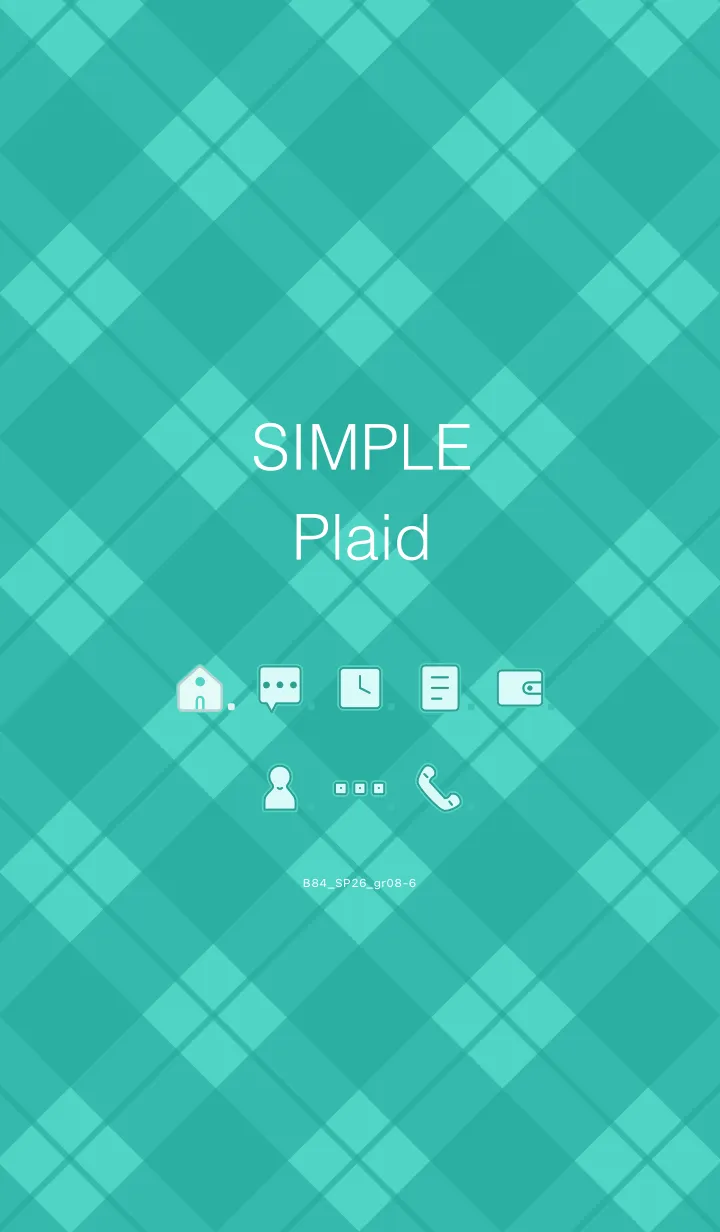 [LINE着せ替え] B84.26_グリーン8-6の画像1