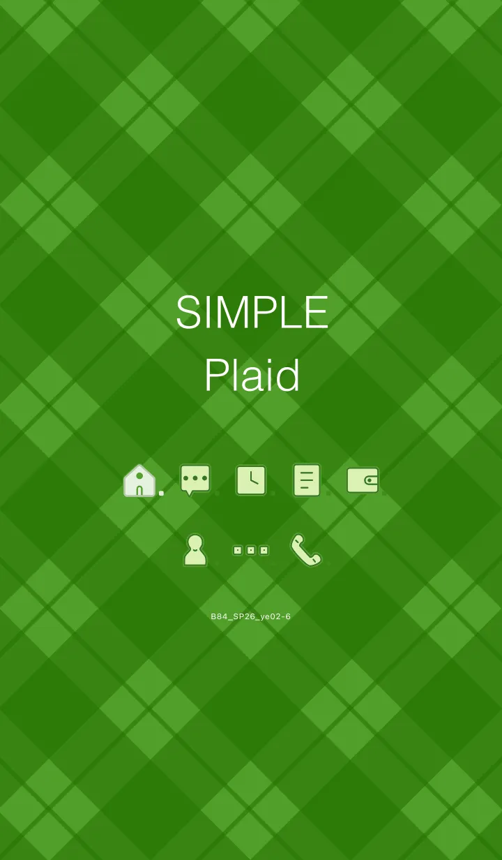 [LINE着せ替え] B84.26_イエロー2-6の画像1