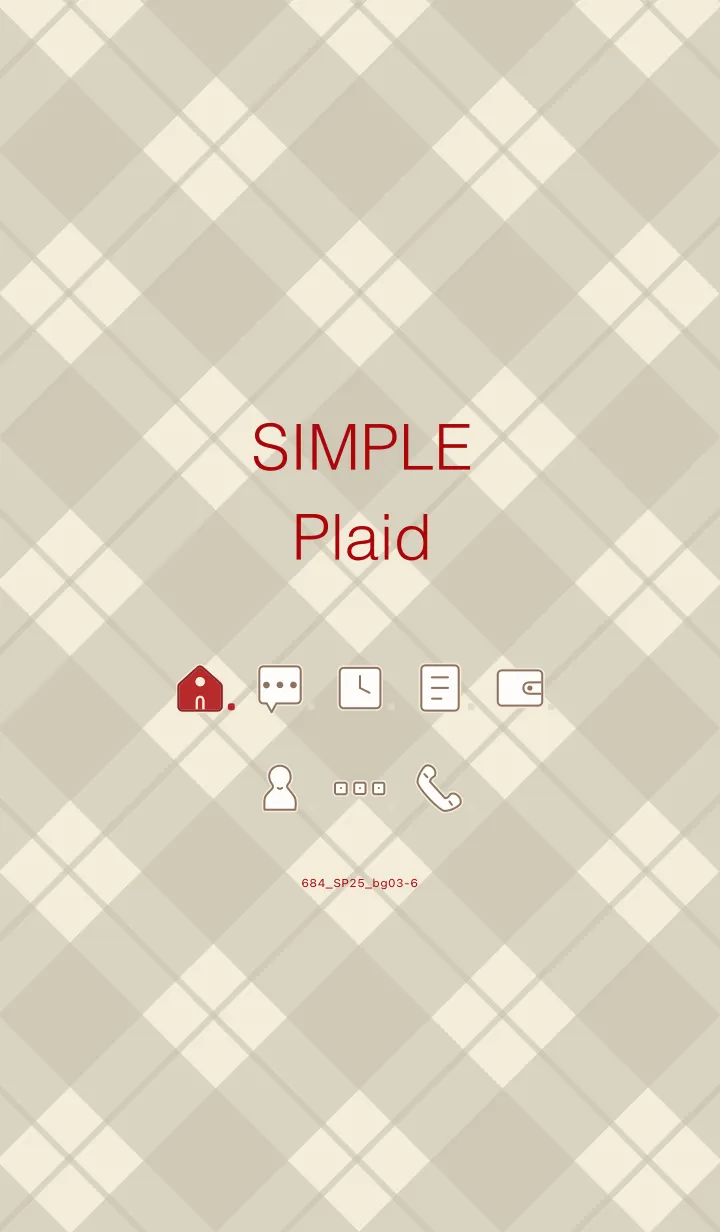 [LINE着せ替え] 684.25_ベージュ3-6の画像1