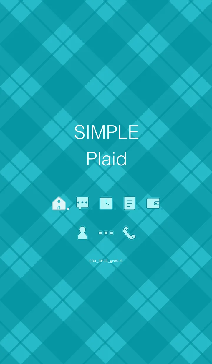 [LINE着せ替え] 684.25_グリーン6-6の画像1