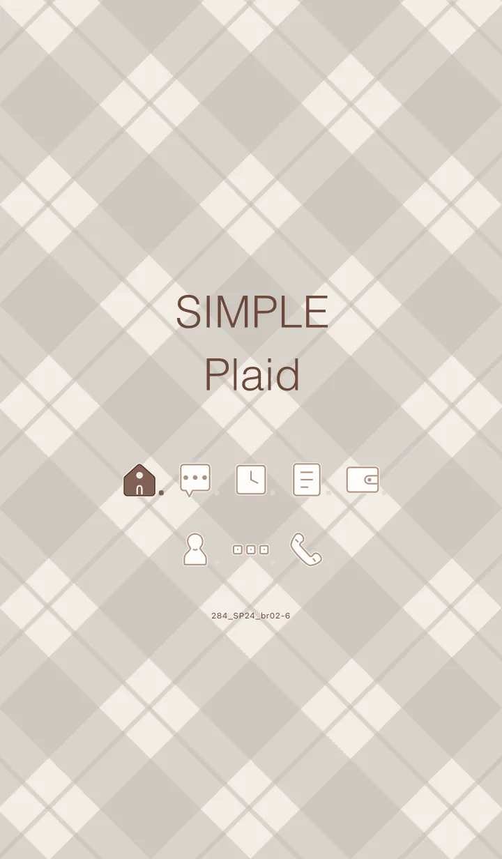 [LINE着せ替え] 284.24_ブラウン2-6の画像1